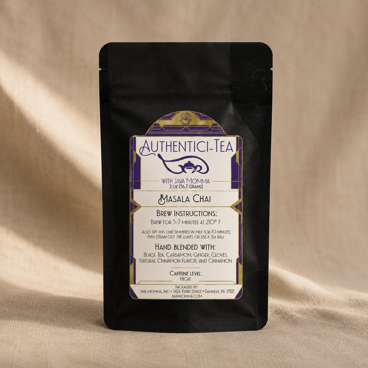 Black Tea Java Masala Chai | Java Momma | Spiced Black Tea Blend