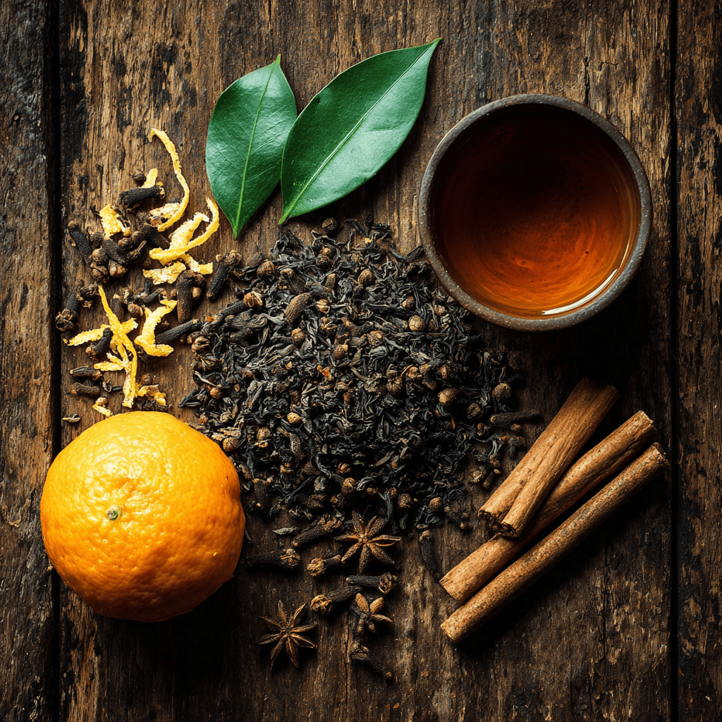 Midnight Magic Black Tea – Spiced Orange & Cinnamon Loose Leaf