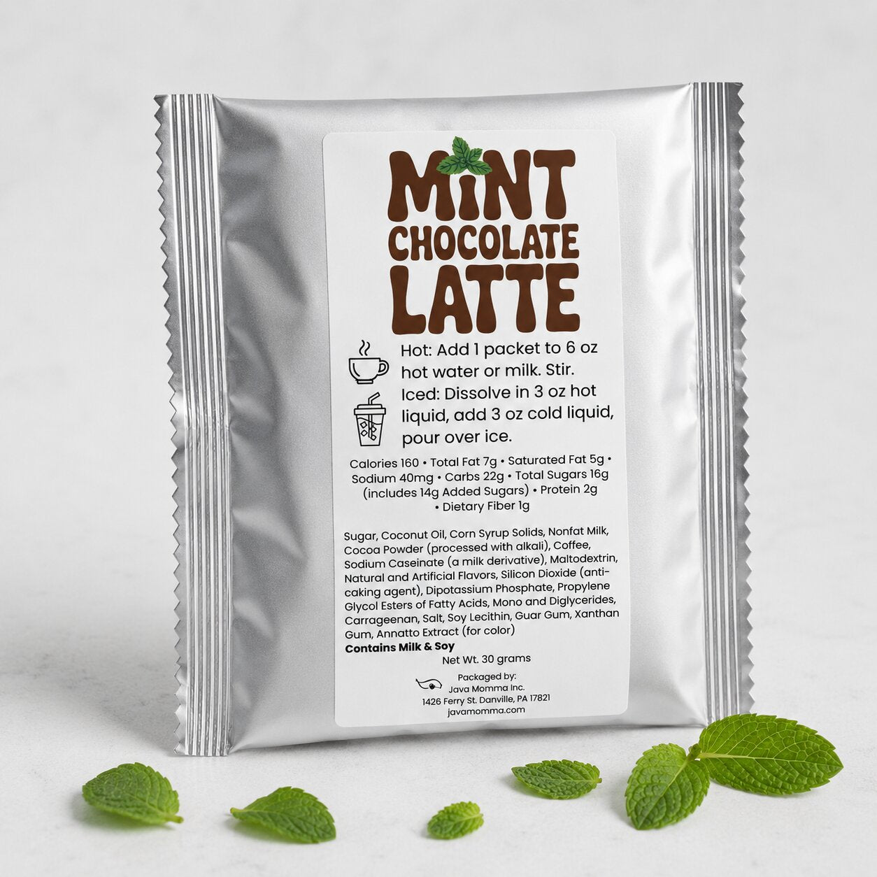 Mint Chocolate Latte Drink Mix