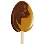 Thumbnail for Enjoy the 🌰 Mocha Hazelnut Coffee Spoons—an egg-shaped chocolate and caramel treat on a stick with a marbled finish, blending rich mocha and roasted hazelnut flavors for sweet, nutty coffee magic.