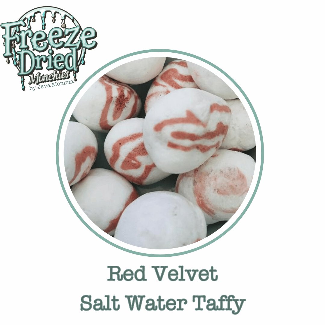 Momma's Munchies - Red Velvet Salt Water Taffy - Java Momma