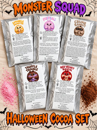 Thumbnail for Limited Edition Monster Squad Cocoa Pack - 5 Flavors of Halloween Hot Chocolate