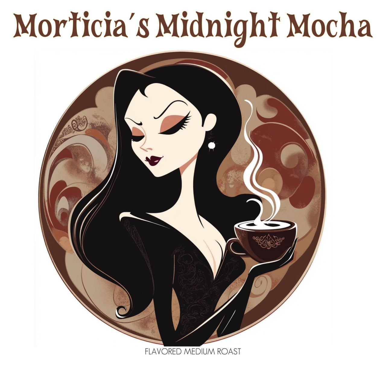 Morticia's Midnight Mocha Flavored Coffee - Java Momma