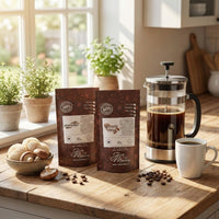 Thumbnail for Mushroom Coffee Duo +  French Press – Focus, Immunity & Feel-Good Energy in Every Cup