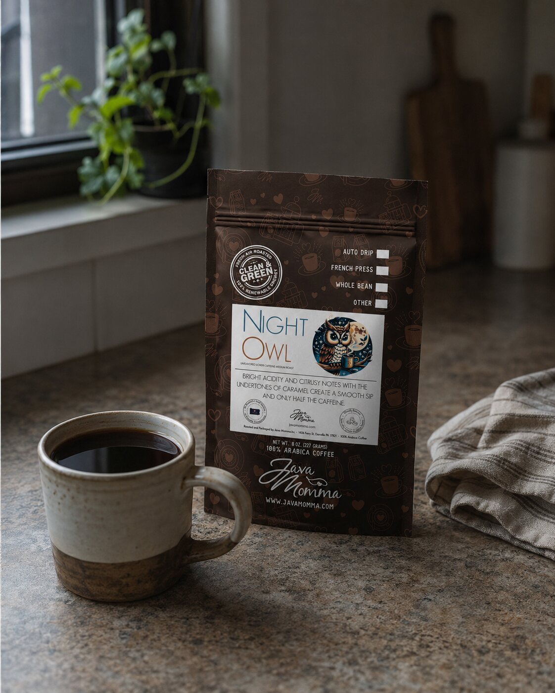 Night Owl Half Caff Coffee Blend