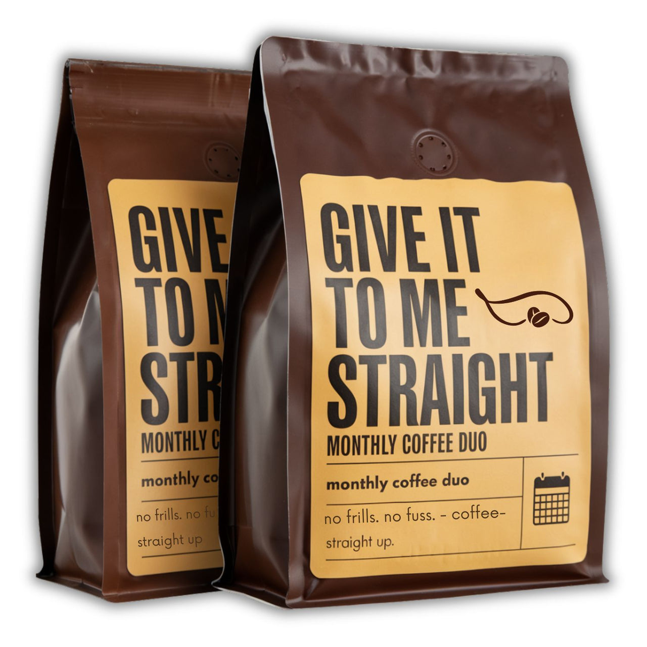 ☕ Give It to Me Straight – Monthly Coffee Duo