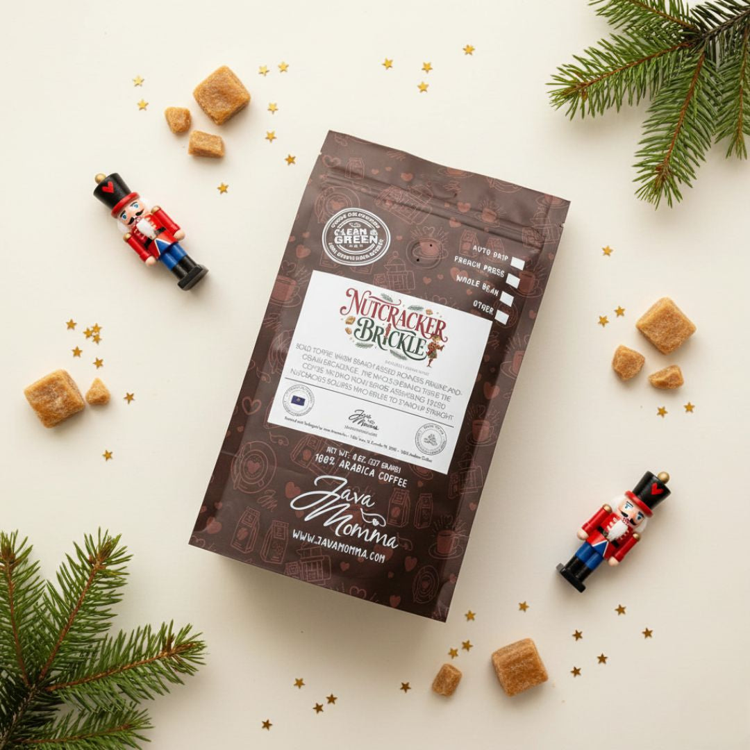 Nutcracker Brickle Coffee | Limited Holiday Toffee & Brandy Flavor