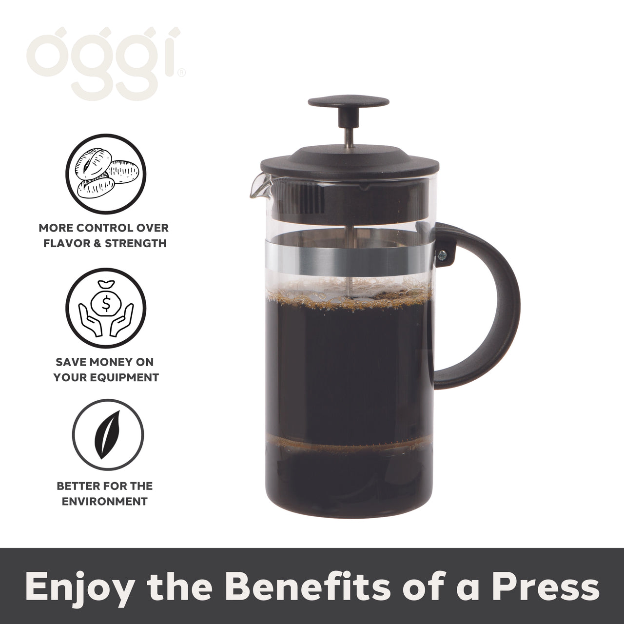 French Press Coffee & Tea Maker 12 oz.