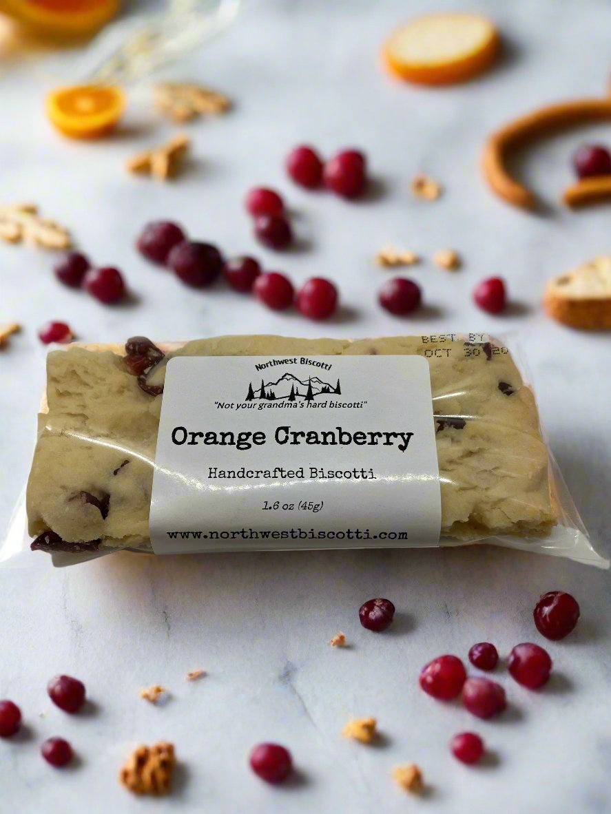 Orange Cranberry Biscotti Double Pack – A Bright and Tangy Delight - Java Momma