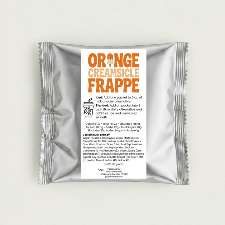 Orange Creamsicle Frappe | Java Momma