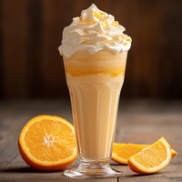 Thumbnail for Enjoy summer vibes with a 🍊 Orange Creamsicle Frappe Mix – creamy, dreamy, and totally nostalgic. Serve in a tall glass with whipped cream and orange slices for the perfect refreshing treat.