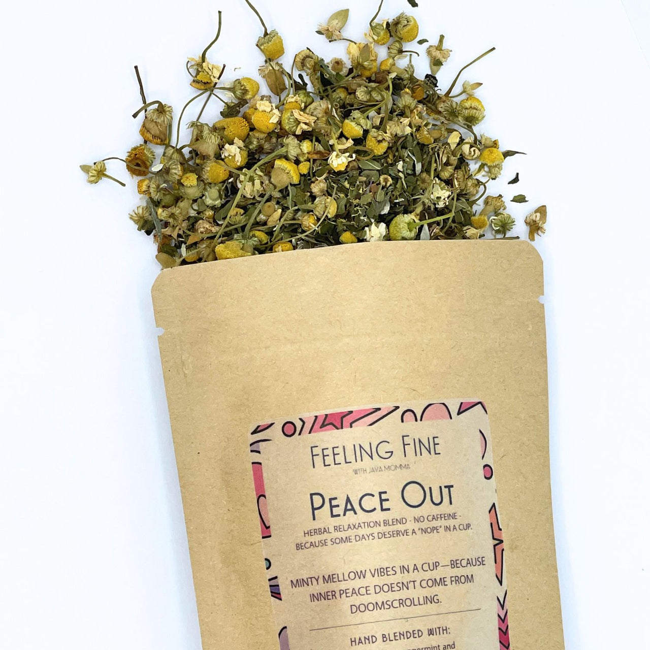 Peace Out ☁️  -  Chamomile, Peppermint & Lemon Balm Calm Blend