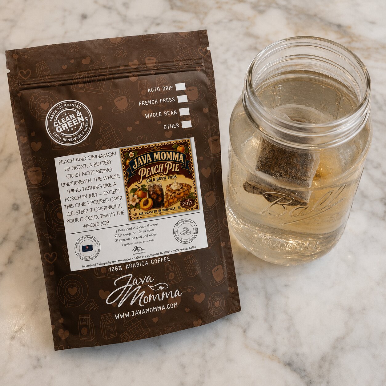 Peach Pie Cold Brew Pods
