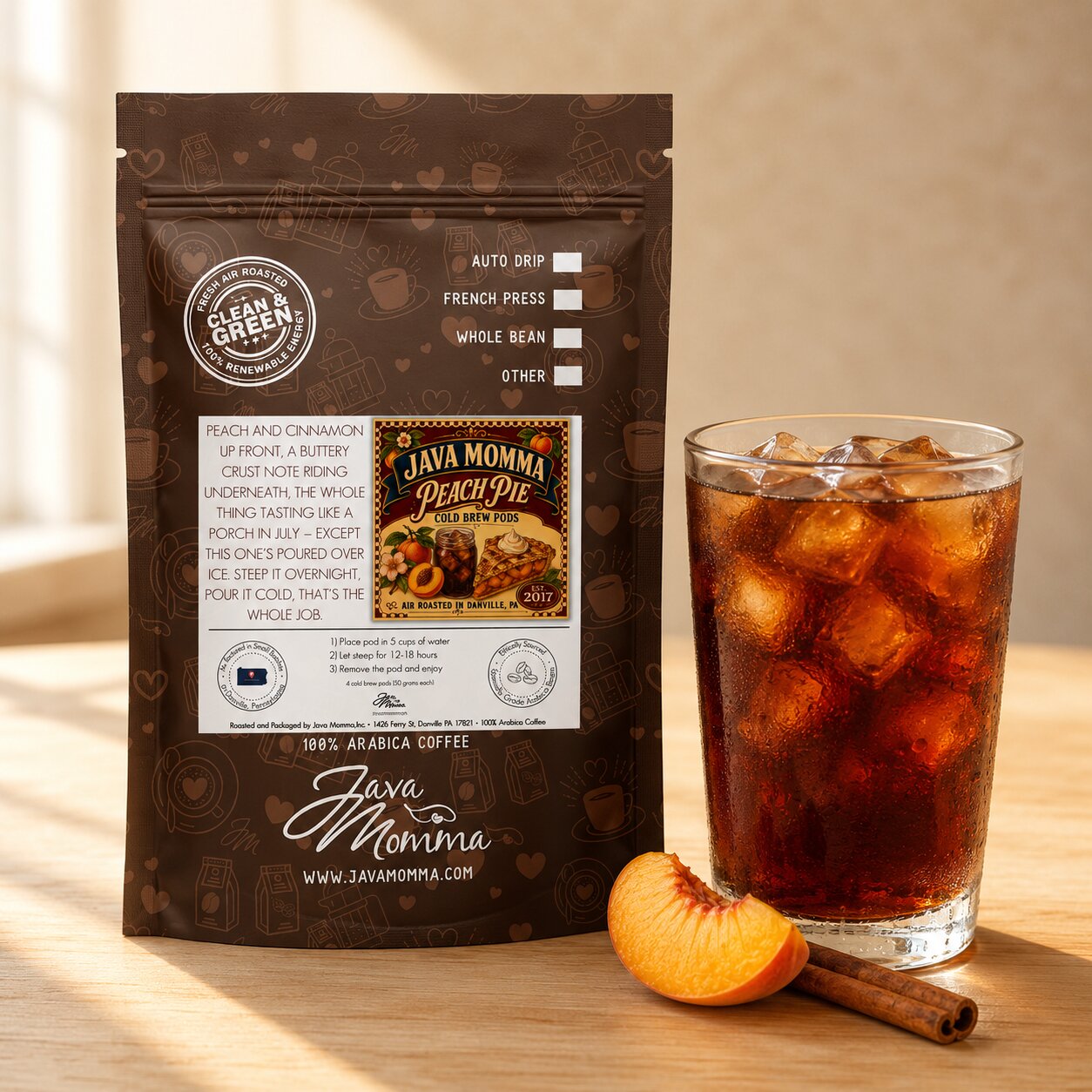 Peach Pie Cold Brew Pods