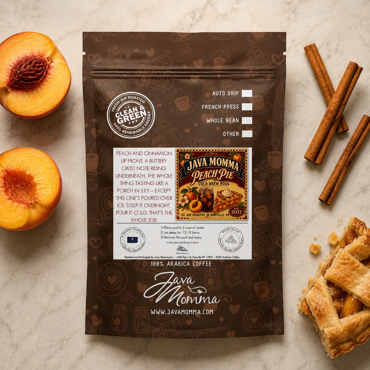Peach Pie Cold Brew Pods