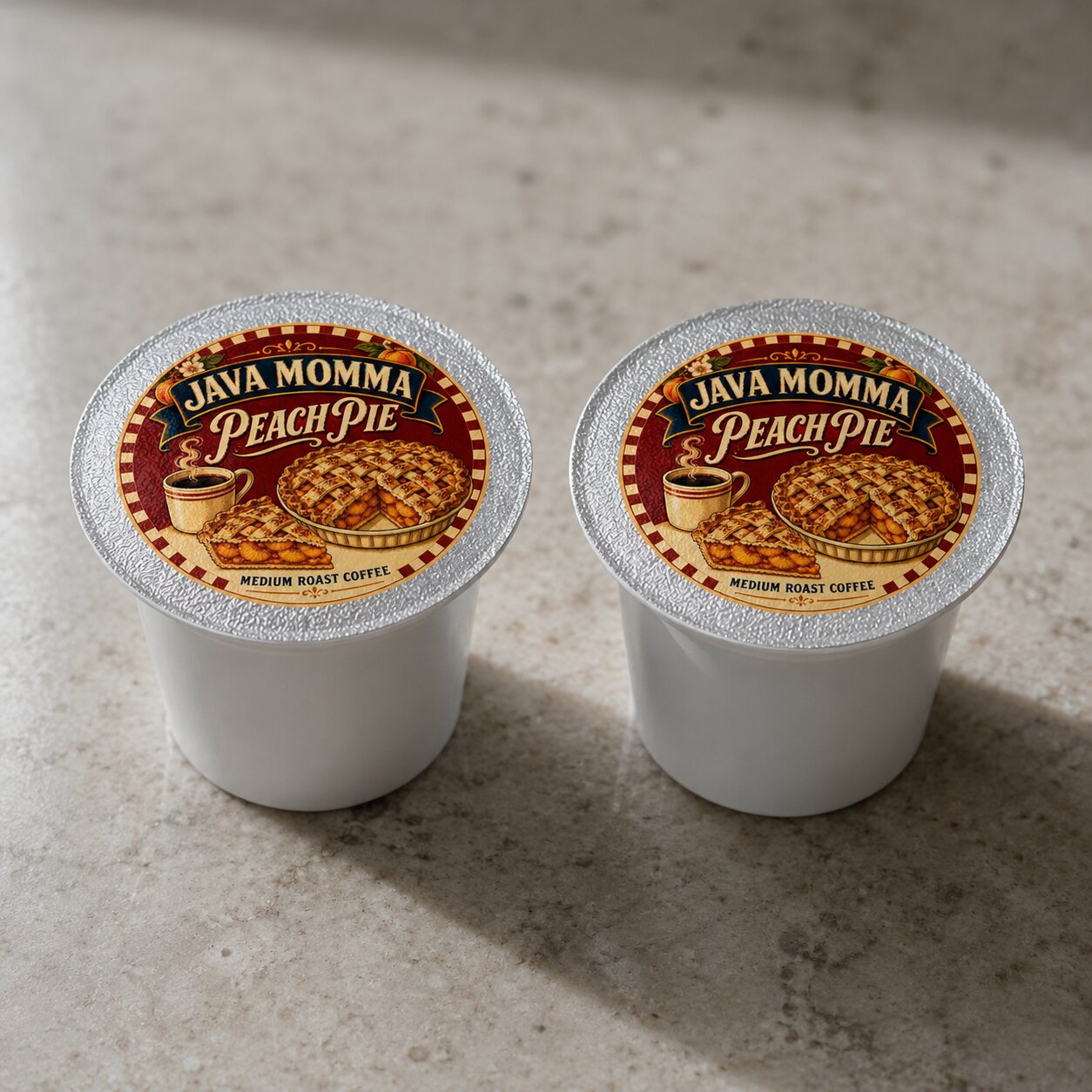 Peach Pie Flavored Coffee