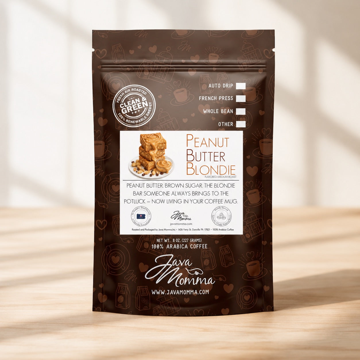 Peanut Butter Blondie Flavored Coffee