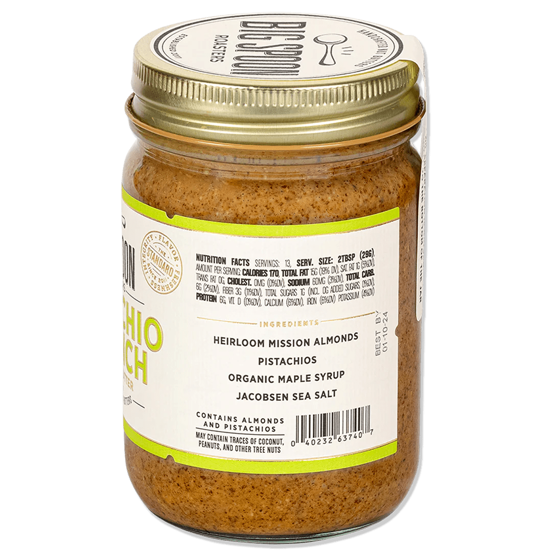 Pistachio Crunch Almond Butter - Java Momma