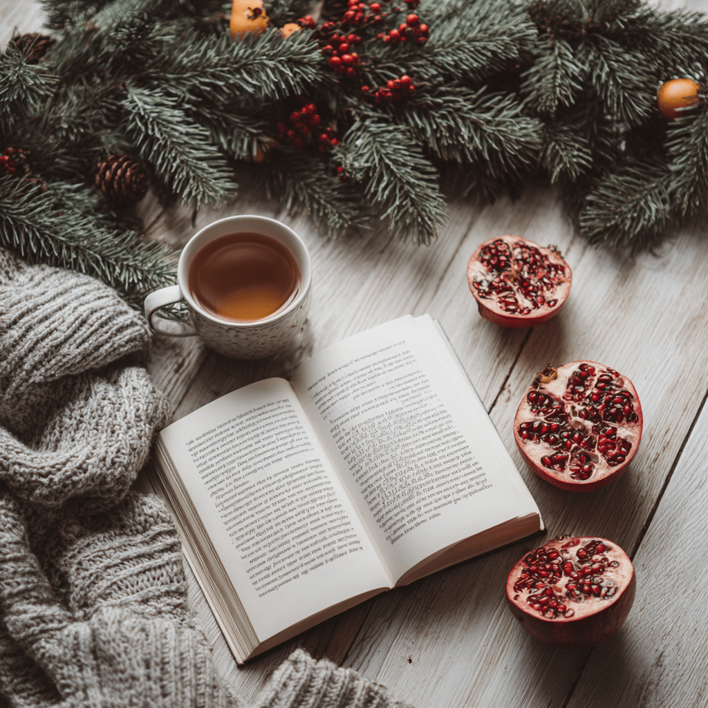 Pomegranate Garland Holiday Green Tea | Limited Edition