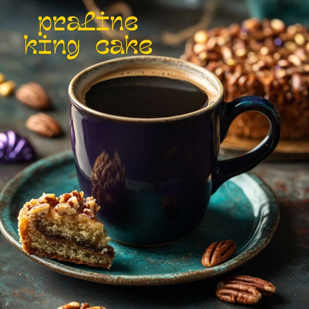 Praline King Cake Flavored Coffee - Java Momma