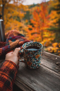 Java Momma Spice to Meet You Pumpkin Spice Coffee bag, medium roast Arabica flavored with cinnamon, clove, and nutmeg.