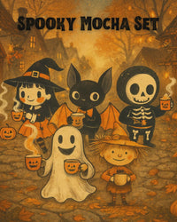 🎃 Spooky Mocha Set – Limited Edition Halloween Mocha Variety Pack (5 Single-Serve Packets)