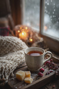 Cherry Marzipan Oolong Tea 🍒 – Festive, Fruity, & Almond-Kissed