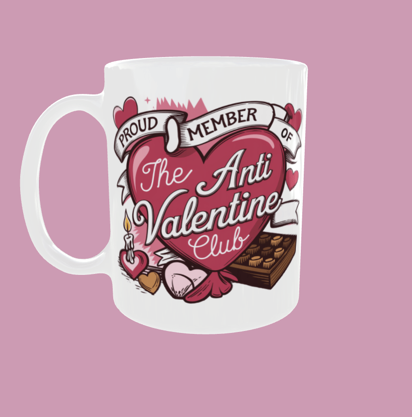 Proud Member of the Anti - Valentine’s Day Club Mug – 11oz - Java Momma