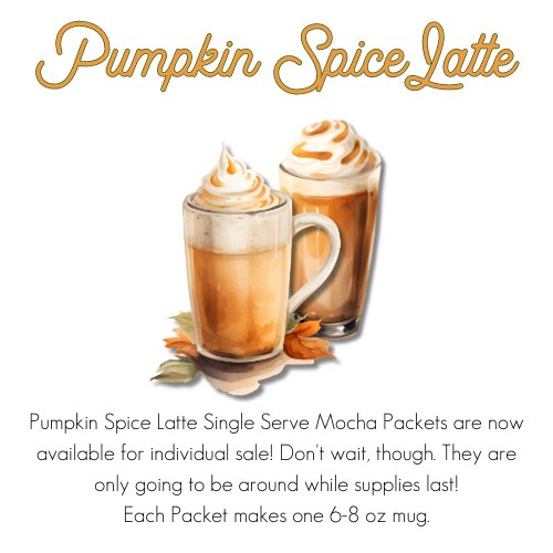 Pumpkin Spice Latte Mocha Individual Serve - Java Momma