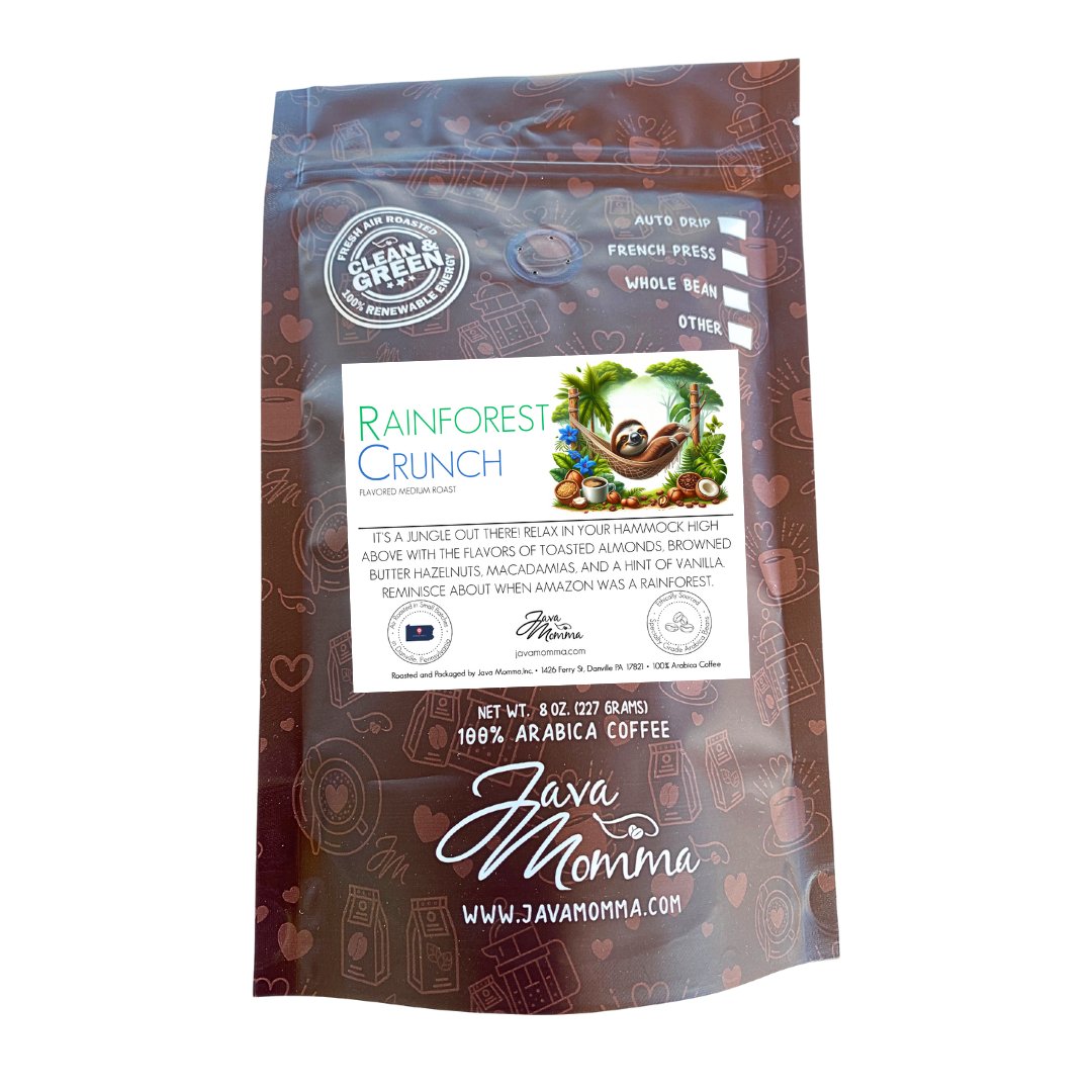 Rainforest Crunch Flavored Coffee – Java Momma
