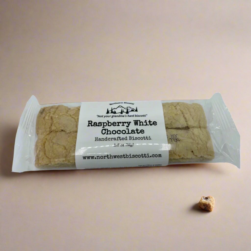 Raspberry White Chocolate Biscotti Double Pack – Sweet, Tangy, and Oh - So - Dunkable - Java Momma