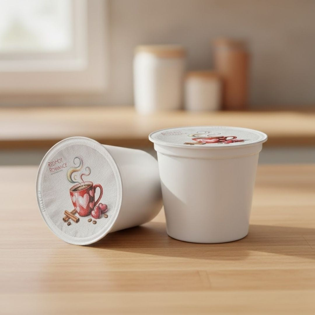 Keurig compatible coffee pod red hot romance coffee
