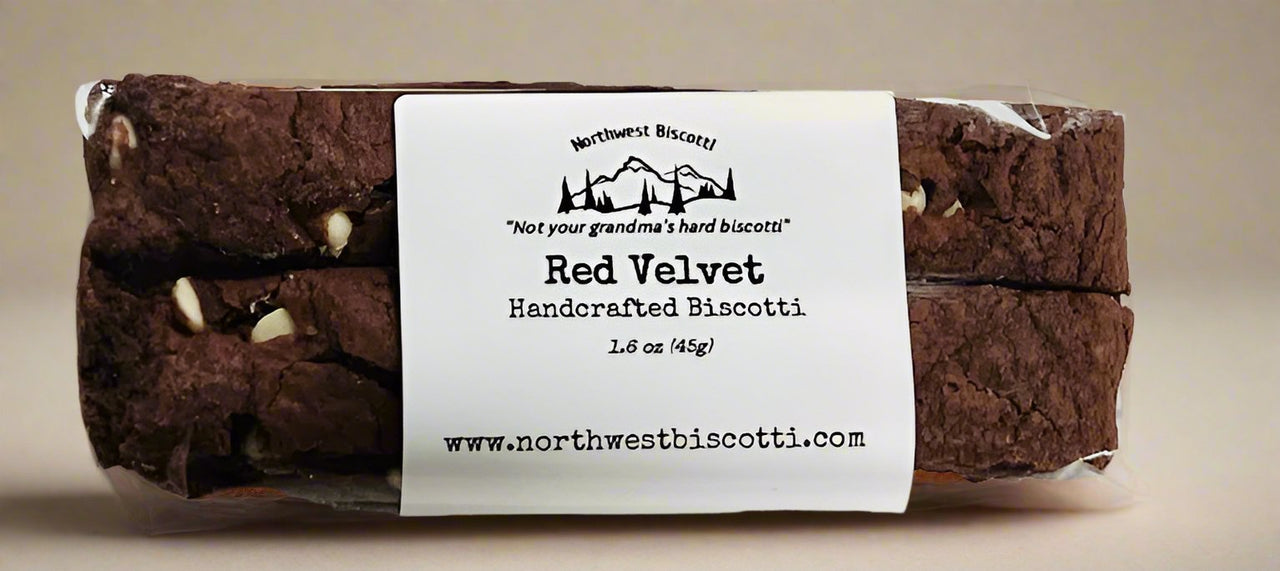 Red Velvet Biscotti Double Pack – A Sweet, Velvety Indulgence - Java Momma