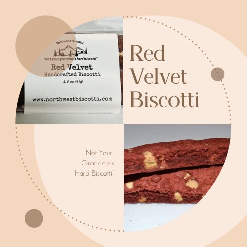 Red Velvet Biscotti Double Pack – A Sweet, Velvety Indulgence - Java Momma