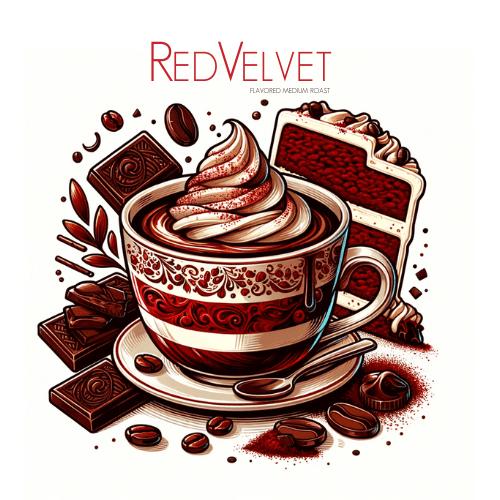 Red Velvet Coffee – Rich Chocolate with Cream Cheese Elegance - Java Momma