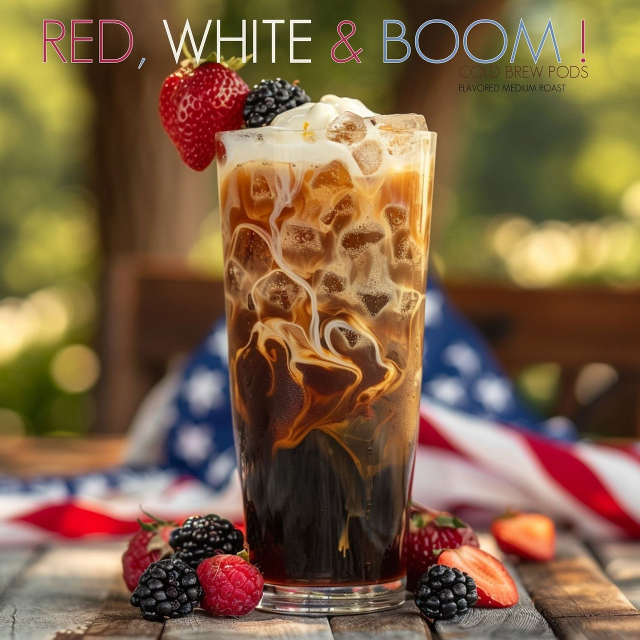 Red, White & BOOM! Cold Brew Pods - Java Momma