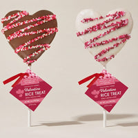 Thumbnail for Heart-Shaped Rice Treat Pops – Chocolatey Valentine Surprise