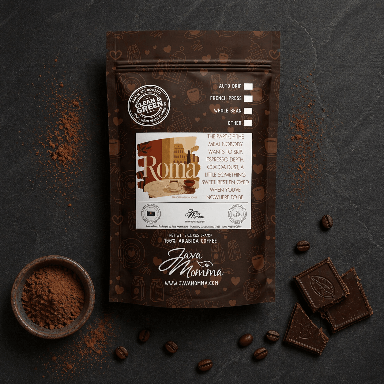 Roma Medium Roast Coffee | Java Momma May Picks