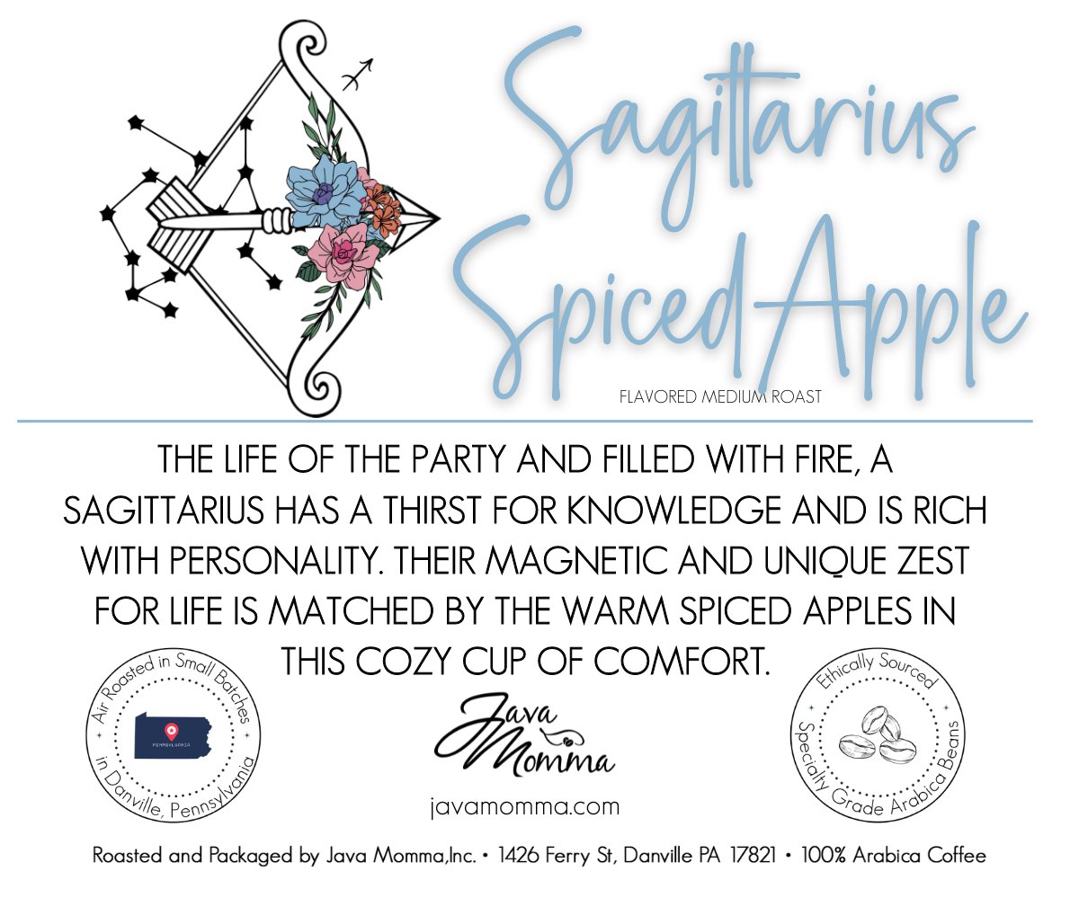 Sagittarius Spiced Apple Coffee – A Fiery, Festive Blend 🍎🔥☕ - Java Momma