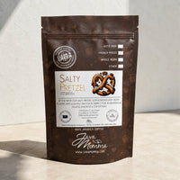 Thumbnail for Java Momma Salty Pretzel Cold Brew Pods bag standing on a wood counter