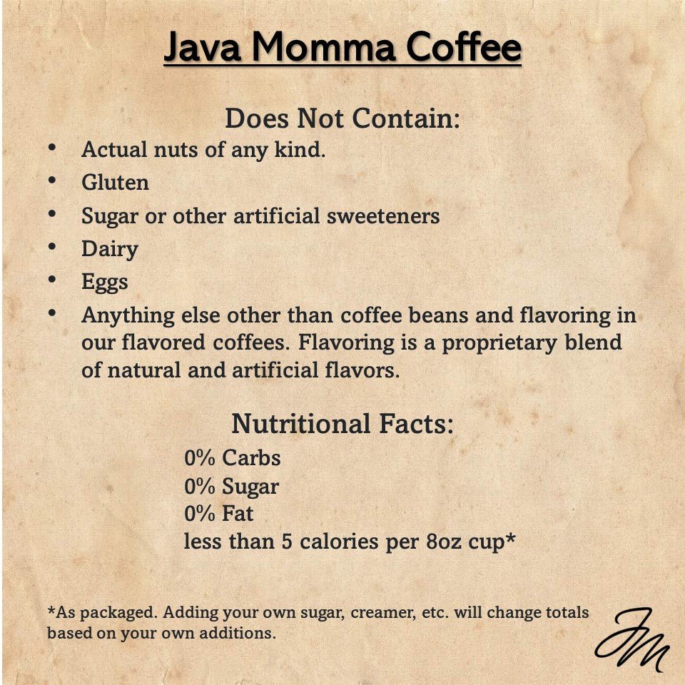 Sea Salt Caramel Mocha Flavored Coffee – Java Momma