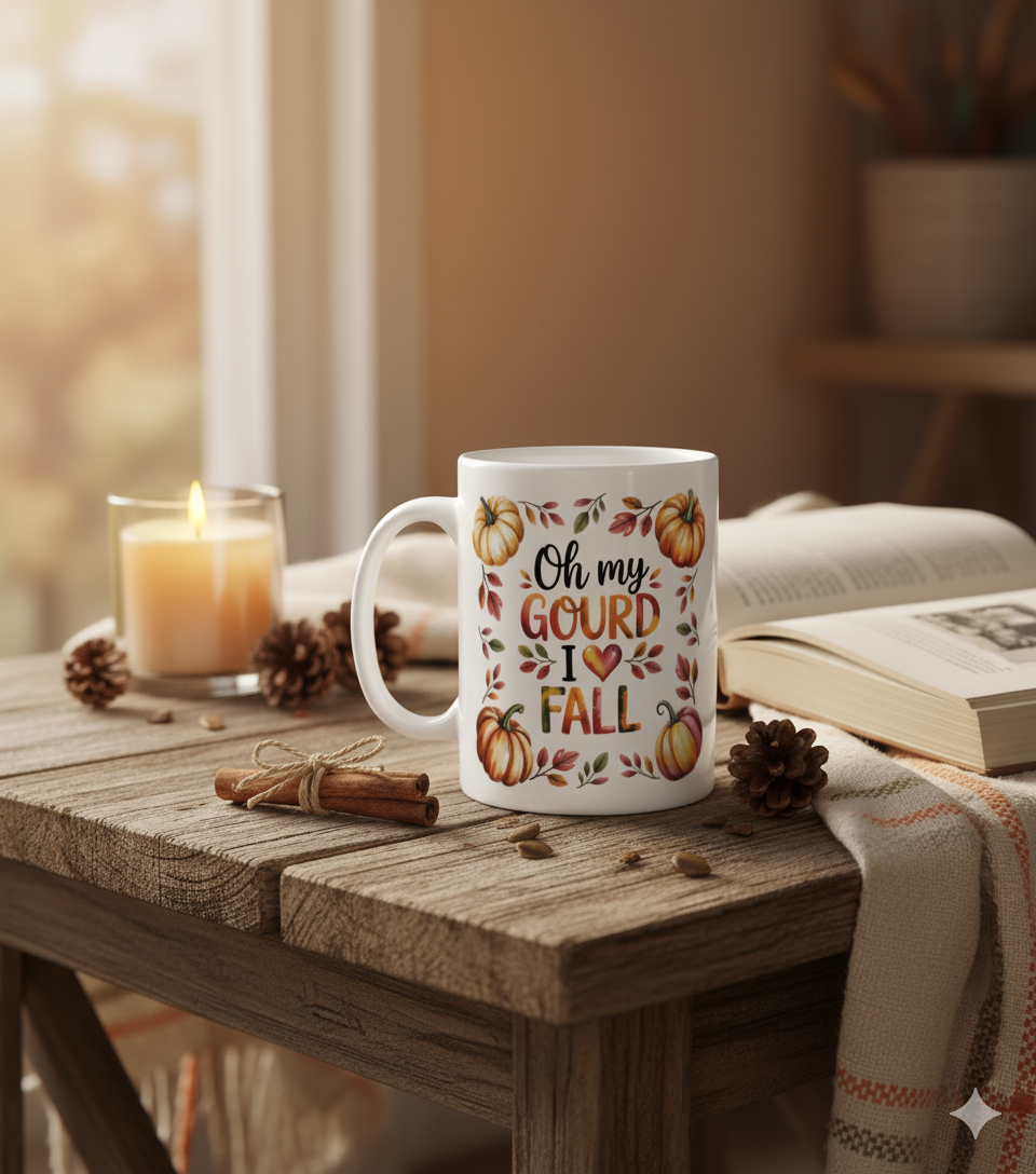 September Mug of the Month – Oh My Gourd I ❤️ Fall