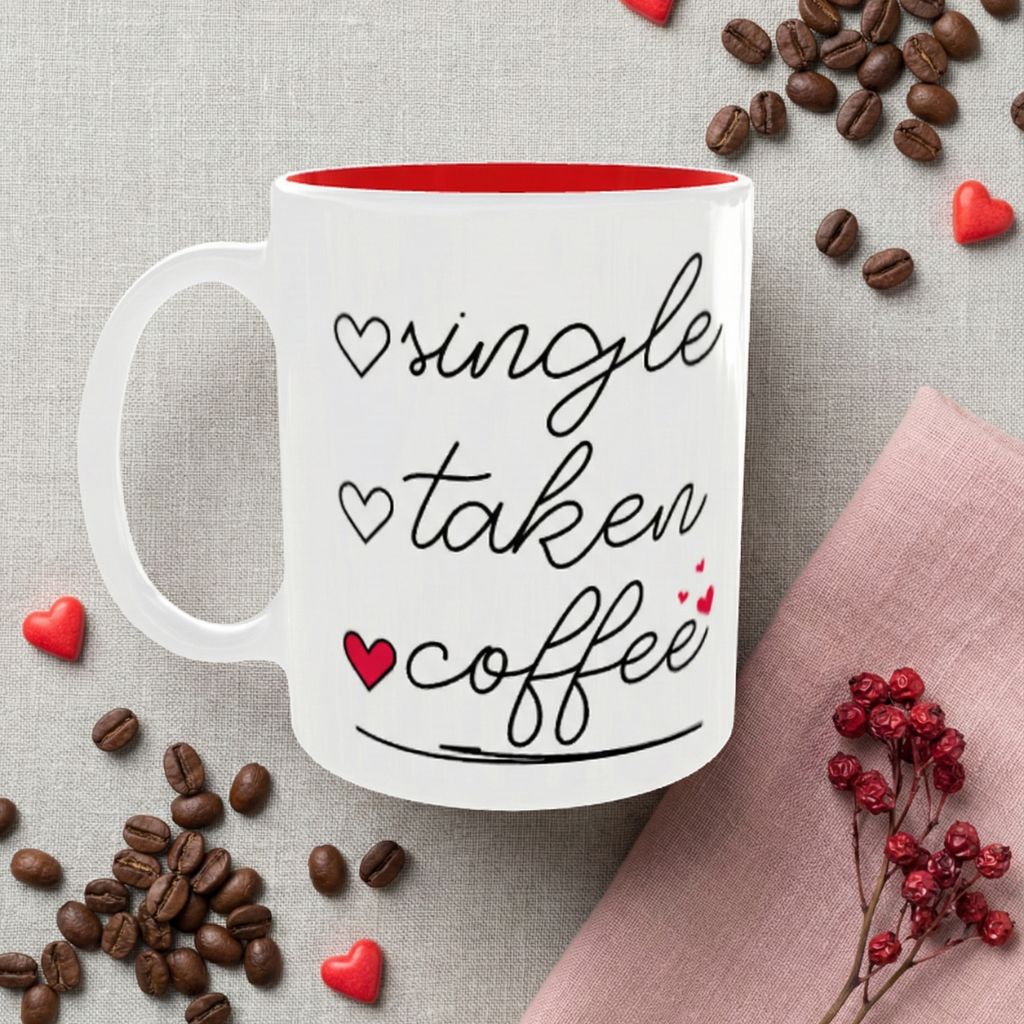 ❤️ Single. Taken. Coffee.