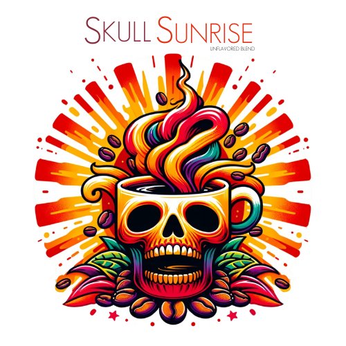 Skull Sunrise - Java Momma