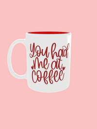 Thumbnail for ❤️ You Had Me At Coffee – Valentine’s Day Mug