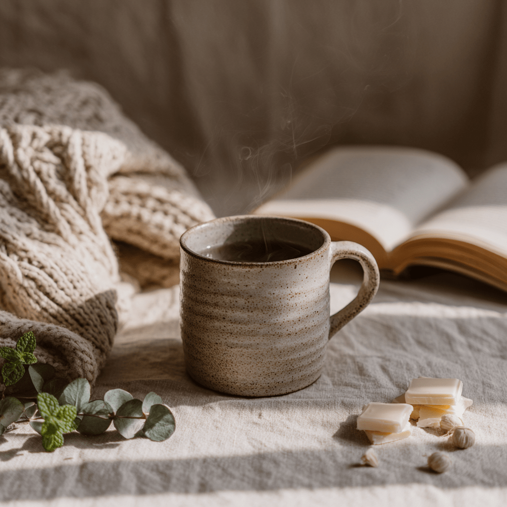 Snowbound Peppermint Black Tea ❄️ – Cozy Mint, White Chocolate & Vanilla Bliss