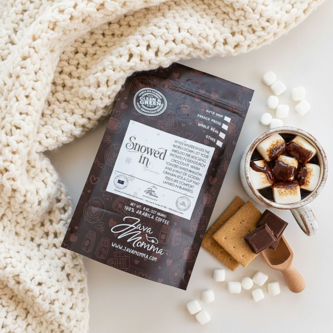 Snowed In Coffee | Chocolate Marshmallow Winter Blend | January Picks