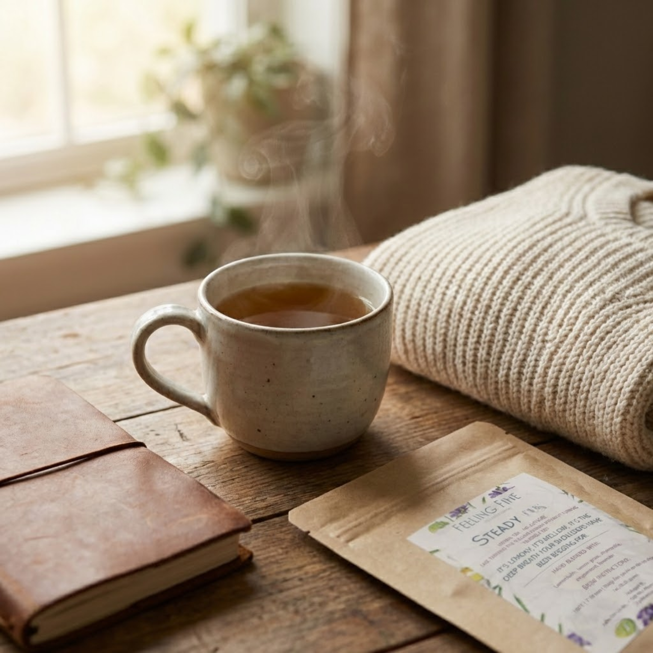 Steady – Lemon Balm, Chamomile & Mint Herbal Calm Blend