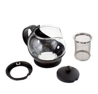 Thumbnail for Steep in Style: 25 oz. Tempered Glass Teapot with Stainless Steel Infuser - Java Momma