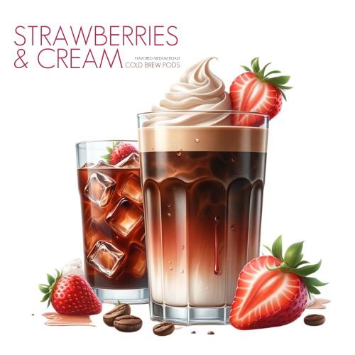Strawberries & Cream Cold Brew Pods - Java Momma
